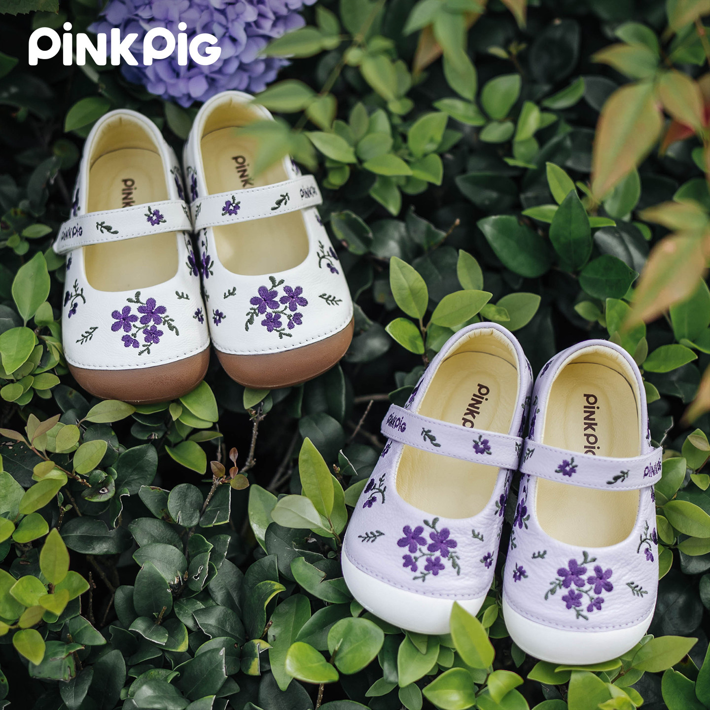 【蔓藤花语】PINKPIG真皮女童鞋宽楦赤足鞋软底防滑幼儿园鞋