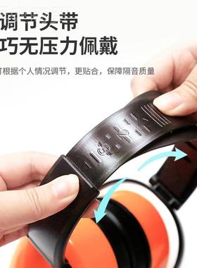 君御H800折叠3JSF头戴式耳罩橙色 S(NR 31dB)- 头戴式