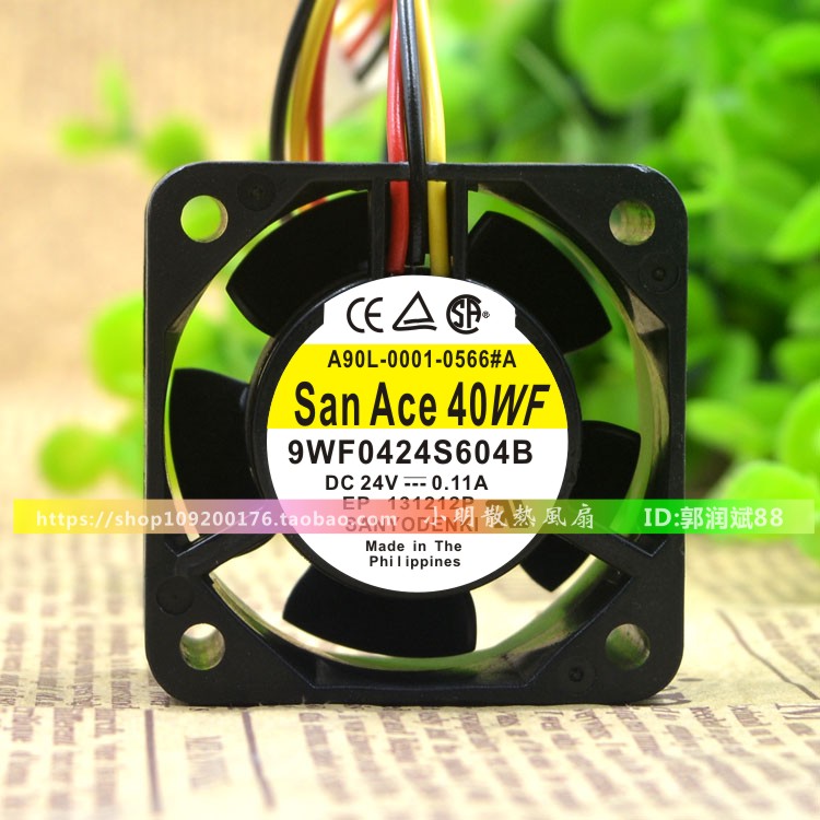 9WF0424S604B A90L-0001-0566#A 带支架 原装发那科FANUC系统风扇