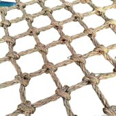 甄选户外儿童游乐攀爬网彩色涤纶防护拓展训练防坠你尼龙安全网生