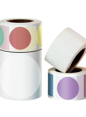 甄选Marklife五防热敏标签纸圆形标签纸合格证价格条码不干胶标签