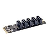 SATA 甄选M.2 3.0扩展卡JMB585芯片转换卡转接卡 Key