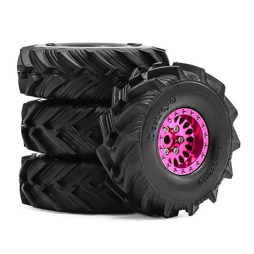 1/18TRX4M SCX24 FMS Ascent-18 1.0英寸轮毂轮胎 攀爬车胎皮D319