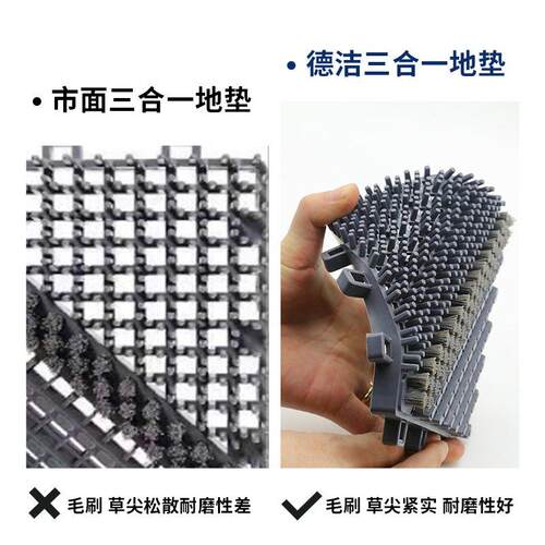 进门大厅三合一防滑地垫除尘户外门口酒店刮泥蹭踏脚入户拼接地垫