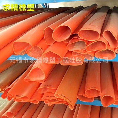 电晕处理机硅胶管 橘色软管口径32 -200mm硅胶套管品质保障