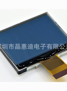 LCD/2.3寸液晶屏/180128点阵/COG模块/负显/FSTN/蓝底白字/名显