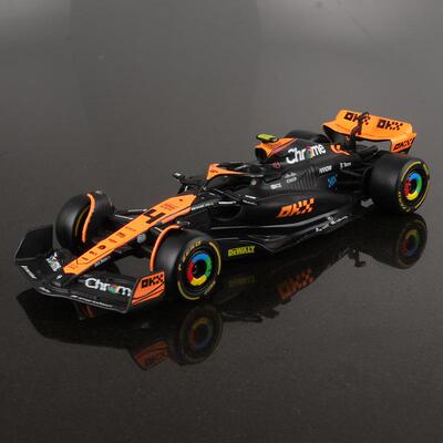 Burago比美高1:43F1赛车新加坡迈凯伦MCL60 车模仿真合金汽车模型