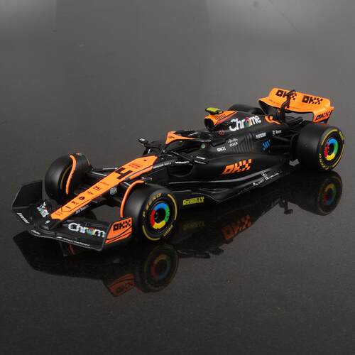 Burago比美高1:43F1赛车新加坡迈凯伦MCL60 车模仿真合金汽车模型