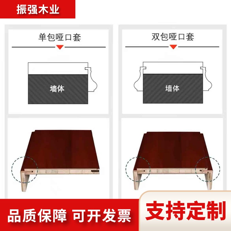 厂家定制实木门套门框包边包安装入户门木质窗套垭口套阳台卧室图片