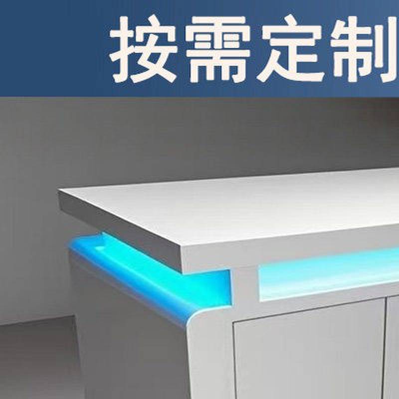 定制烤漆异形中岛展示柜台公司产品模型展示台展厅展柜样品体验台