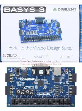 现货 Digilent 迪芝伦Basys3 Artix-7 Xilinx FPGA 开发板410-183