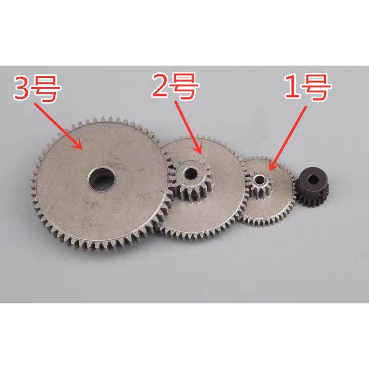金属齿轮0.5模0.6模0.8模双层齿主轴齿轮变速减速箱铁齿轮配套
