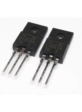 全新 2SA1859A 2SC4883A A1859A C4883A TO-220F 180V 三极管对管