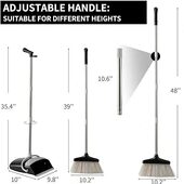 甄选扫把套装 组合簸箕家用塑料畚斗扫帚两件套垃圾铲笤帚打扫卫生