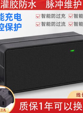 防雨水防尘电动车电瓶充电器48v12ah60v20/30ah72v五羊三轮车通用
