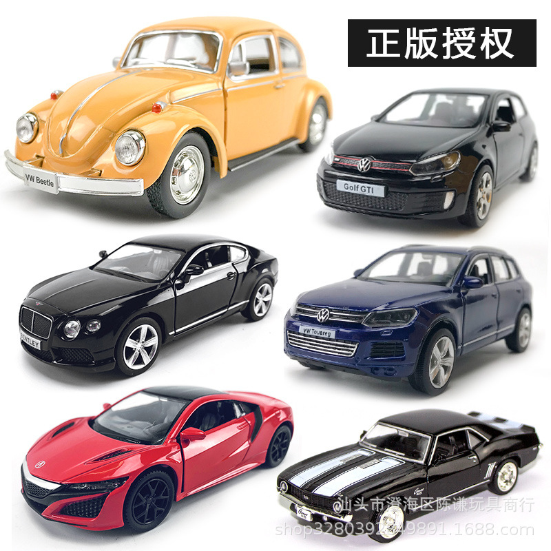 复古老爷车模型科迈罗经典甲壳虫车模摆件宾利合金车怀旧汽车
