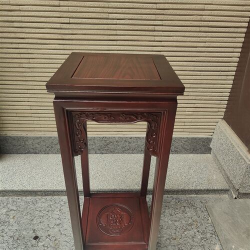 红木家具实木花几黑酸枝客厅花几盆景架新中式花盆架客厅单个花架