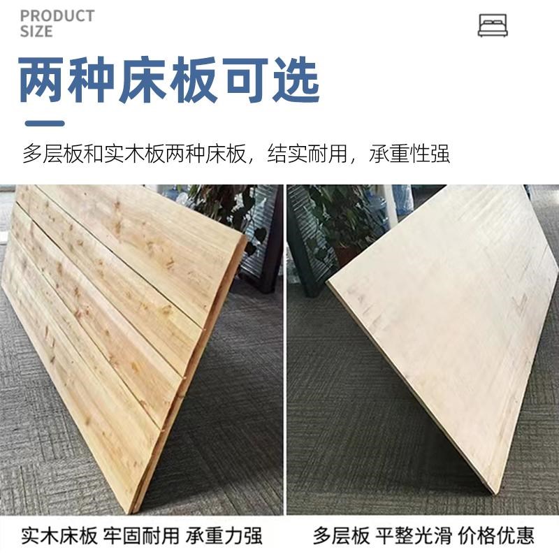 上下铺铁高低床双层床宿舍上下床铁艺床两层双人床员工高低铺铁架