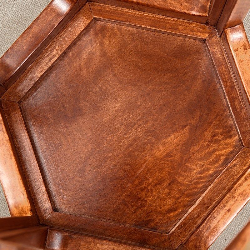 新住宅家具六角凳家用休闲家具形凳子简约艺术矮凳餐桌凳茶椅凳子