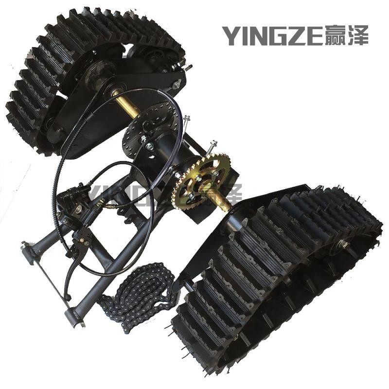 改装四轮摩托车卡丁车沙滩车三轮摩托车配件后桥后轴雪橇车履带