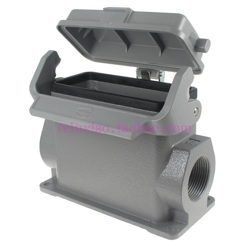 HARTING 连接器 09300160255 高底座 HAN-16B-ASG1-LB-K-21 带盖