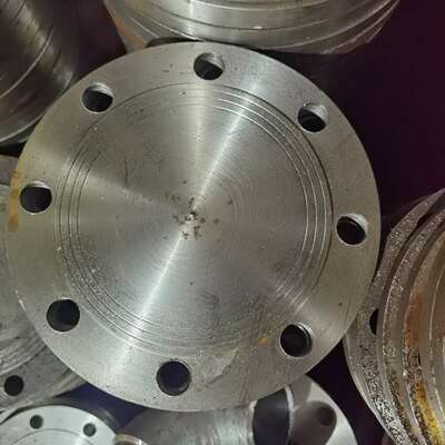 国标碳钢锻打法兰盲板法兰盖 管道盲板堵板 DN40 50 100 200 PN10