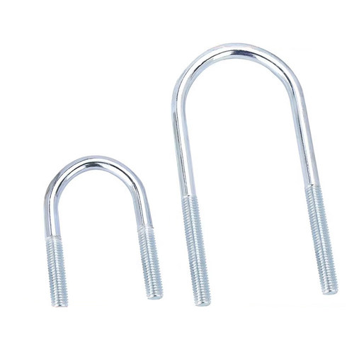 镀锌U型螺丝卡扣水管固定连接件U形螺栓管夹加长卡箍抱箍卡子管卡