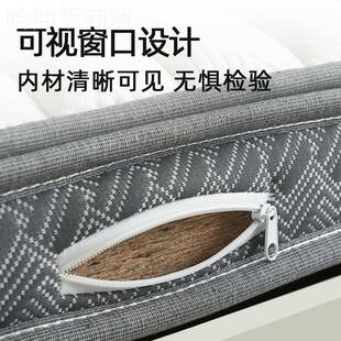 沙HMD发福米物汉两折叠坐卧勒云梦乳胶百灵黄m麻床垫克尼斯用