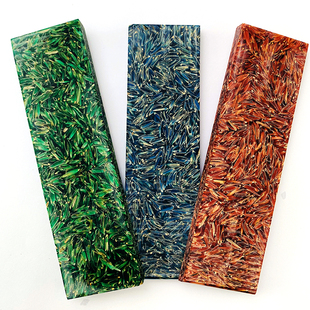 树脂谷壳刀柄复合手柄材料 刀把贴片弹弓刀具手柄DIY电子产品材料