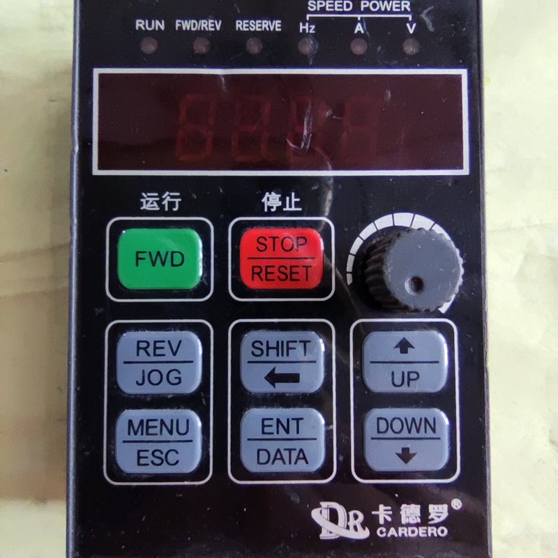 卡德罗变频器面板CDR8000操作面板 冠劲电气变频器显示屏控制键盘