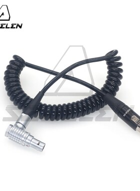 0B 2针供电TA4F minixlr4孔 TVlogic  055/056/058监视器电源线