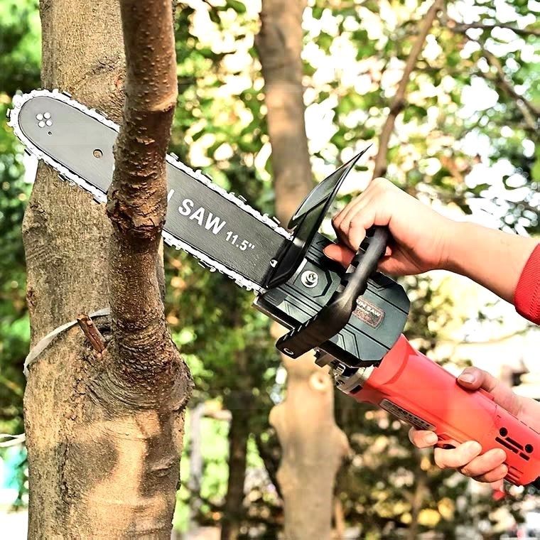 角磨机改装锯家用手提导板手电钻磨片伐木锯配件磨光机切割连接杆