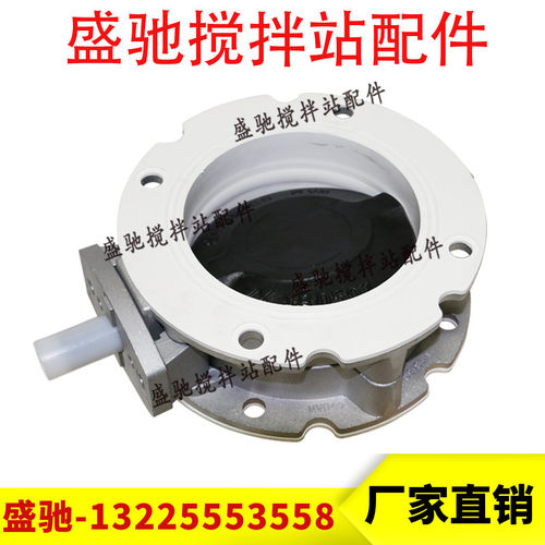 中联搅拌站水称蝴蝶阀 气动法兰粉尘蝶阀 气动水阀蝶阀V2FS150GBI