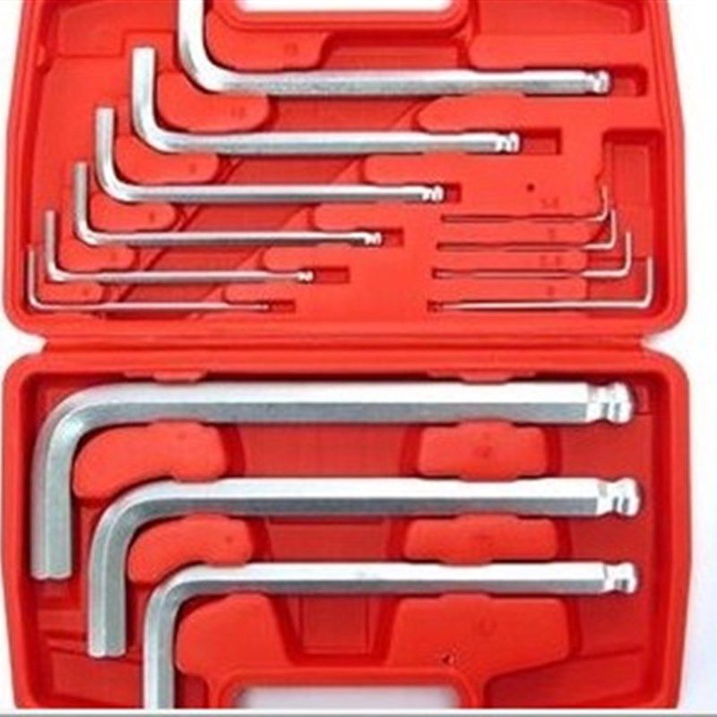 【原装正品】捷科BM-C13 13件套加长球头镀铬内六角 手动工具