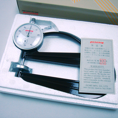 H-30 PEACOCK孔雀测厚规测厚仪厚度计0.01mm-120mm 30mm