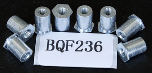 六角头 嵌埋式 圆柱形 压鉚 100只价 M3x8 螺母 镀锌铁制