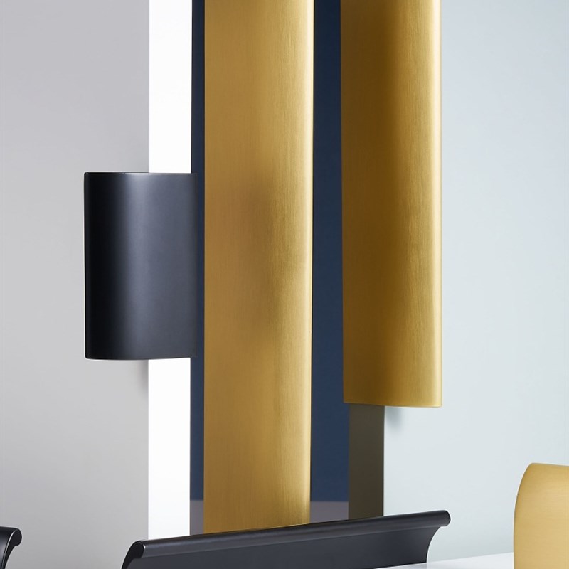 5ZV7铜加厚隐藏式家具橱柜碗柜抽屉衣柜柜门加长拉手暗把手