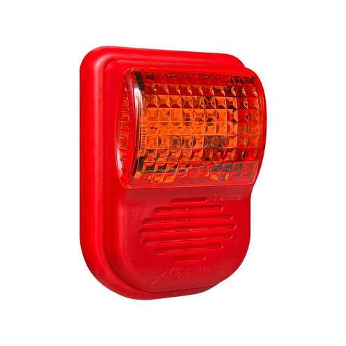 泰和安火灾声光警报器TX3307A 二线制声光TX3308四线制声光含底座