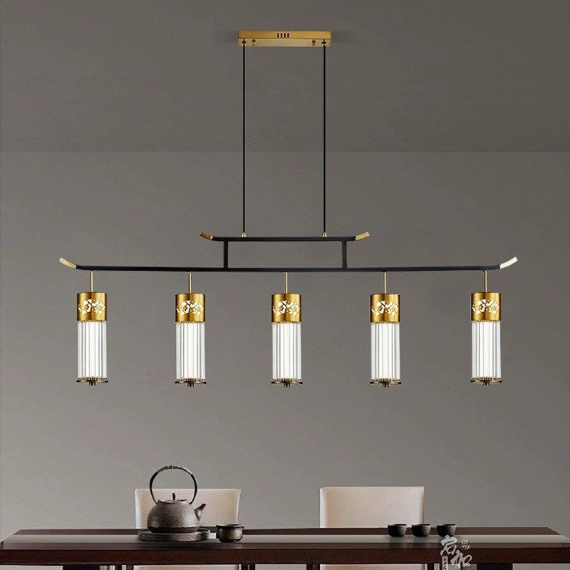 新中式吊灯全铜高端客厅灯大气灯罩朝下别墅6头餐厅饭厅吸顶吊灯,家装灯饰光源,客厅吊灯,淘宝优惠券,粉丝福利购,淘宝优惠卷