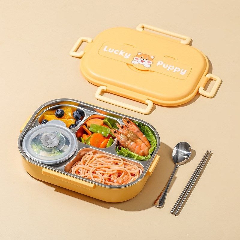 不锈钢保温饭盒小学生专用304儿童餐盘分格便当餐盒上班族大容量,餐饮具,保鲜盒,淘宝优惠券,粉丝福利购,淘宝优惠卷