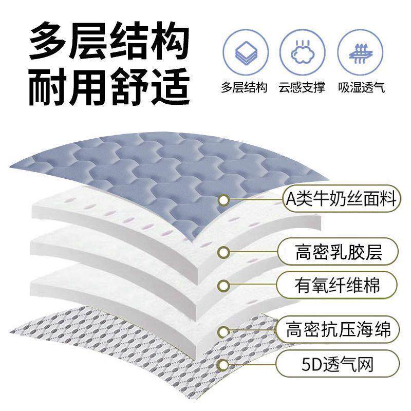 LEHOME乳胶海绵床垫软垫双人家用睡垫单人学生宿舍床垫子上下铺垫