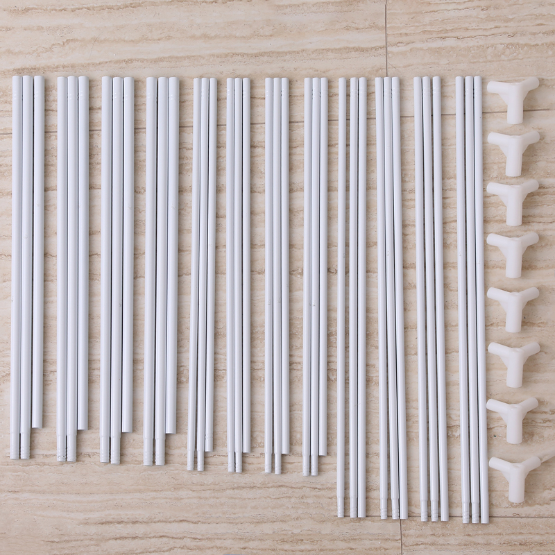 蚊帐烤漆艺支架铁艺支架不锈钢蚊帐配件蚊帐杆子钢管可以配单根