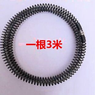 管道疏通器电动下通下水道工具16mm弹簧延长簧
