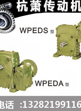 蜗轮蜗杆减速机WPEDS/WPEDA型涡杆减速器 涡轮双级减速机