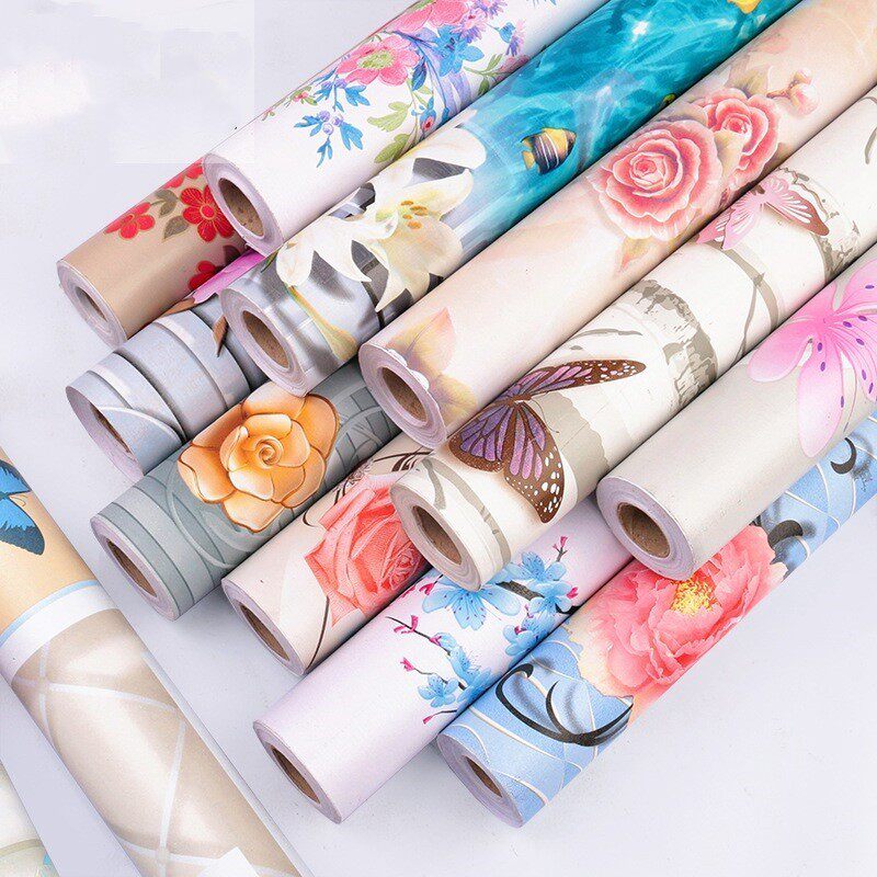 2024款pvc防水墙纸自粘墙布欧式风格客厅电视背景墙卧室壁纸自贴