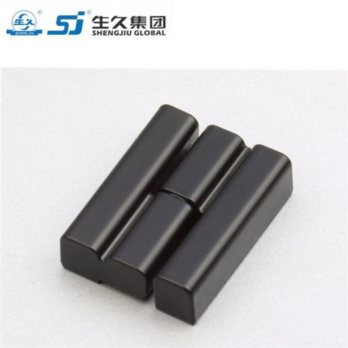 生久柜锁CL203-3镀亮光铬 亚光铰链 喷塑黑淡光黑色 配电箱柜铰链