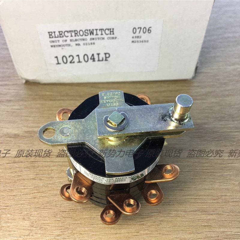 ELECTROSWITCH SERIES 102104LP 102 AUXILIARY旋转开关 档位开关