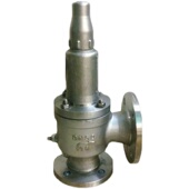 A42Y 304不锈钢法兰安全阀 25P 安全阀 16P 40P64P 全启封闭式