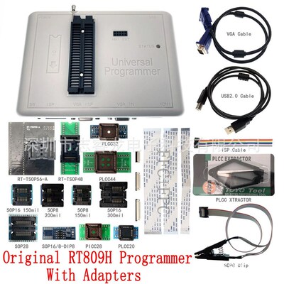 Original RT809H Programmer With Adapters烧录器 iFix 编程器