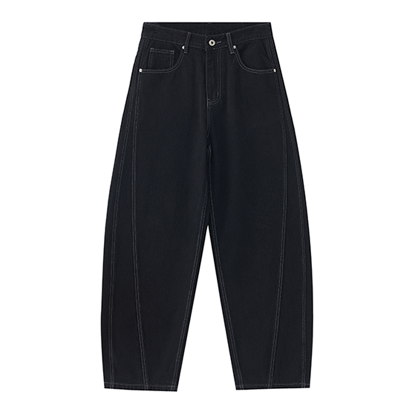 DESIGNSECRETS 25FW小众设计感牛仔裤男士弯刀潮流休闲高街长裤子